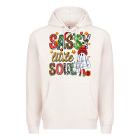 Pale Pink Sassy litte soul Premium Hoodie - NancyCooperArtShop