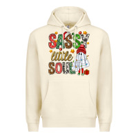 Sandshell Sassy litte soul Premium Hoodie - NancyCooperArtShop