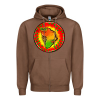 Chestnut juneteenth  coasters Zipper Hoodie - AdoDesignShop