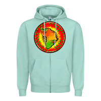 Seafoam juneteenth  coasters Zipper Hoodie - AdoDesignShop