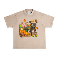French Oak fall farm animals Urban Heavy Tee - Zillion Design Studio