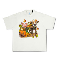 Pistachio fall farm animals Urban Heavy Tee - Zillion Design Studio