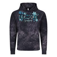 Cloud Black It's Freezin Season Winter Vintage Hoodie - RanaPortraitStore