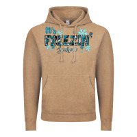 Vintage Coffee It's Freezin Season Winter Vintage Hoodie - RanaPortraitStore