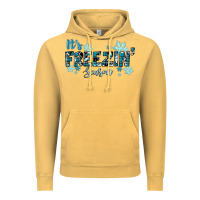 Vintage Mustard It's Freezin Season Winter Vintage Hoodie - RanaPortraitStore