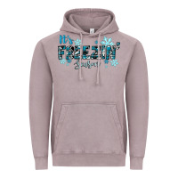 Vintage Zinc It's Freezin Season Winter Vintage Hoodie - RanaPortraitStore