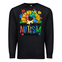 Black accept understand love awareness Premium Sweatshirt - MaliasSmallBusiness