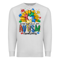 Dove Grey accept understand love awareness Premium Sweatshirt - MaliasSmallBusiness