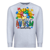 Heather Grey accept understand love awareness Premium Sweatshirt - MaliasSmallBusiness