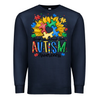 Navy accept understand love awareness Premium Sweatshirt - MaliasSmallBusiness
