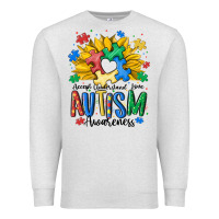 Oatmeal Heather accept understand love awareness Premium Sweatshirt - MaliasSmallBusiness