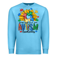 Ocean Blue accept understand love awareness Premium Sweatshirt - MaliasSmallBusiness