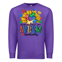 Purple accept understand love awareness Premium Sweatshirt - MaliasSmallBusiness