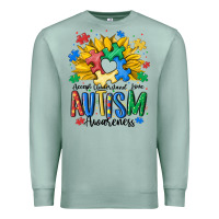 Seafoam accept understand love awareness Premium Sweatshirt - MaliasSmallBusiness