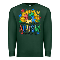 Sports Green accept understand love awareness Premium Sweatshirt - MaliasSmallBusiness