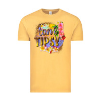 Vintage Mustard tan tipsy summer Vintage Tee - texasbilliewilder