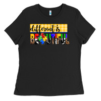 Black different is beautiful Ladies Tee - AdoDesignShop