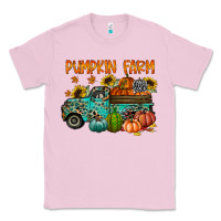 Bubblegum Pink pumpkin farm Classic Tee - RacoonDesign