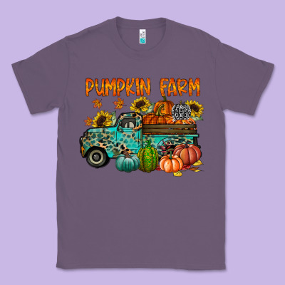 Pumpkin Farm Classic Tee Designed By Racoondesign