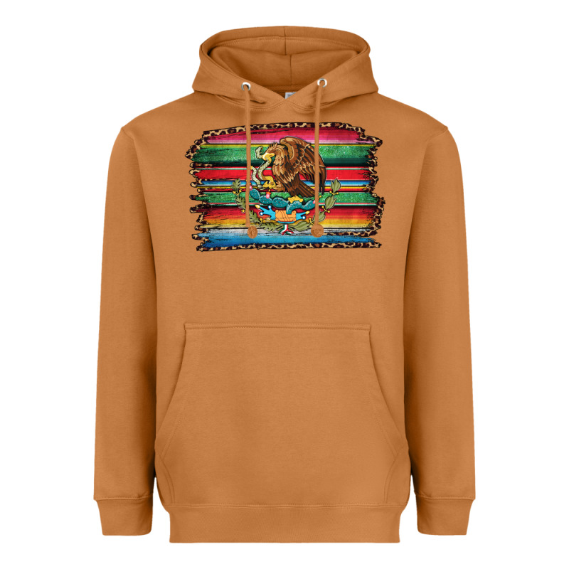 Serape Leopard Mexican Flag Heavyweight Hoodie by Jasminsmagicworld | Teevron