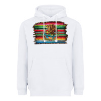 White serape leopard mexican flag Heavyweight Hoodie - Jasminsmagicworld