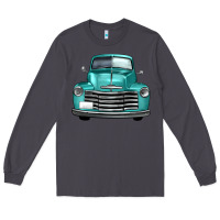 Smoke western truck front view Long Sleeve Tee - FaDigitalArtStudio