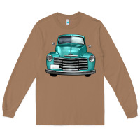 Toasted Coconut western truck front view Long Sleeve Tee - FaDigitalArtStudio