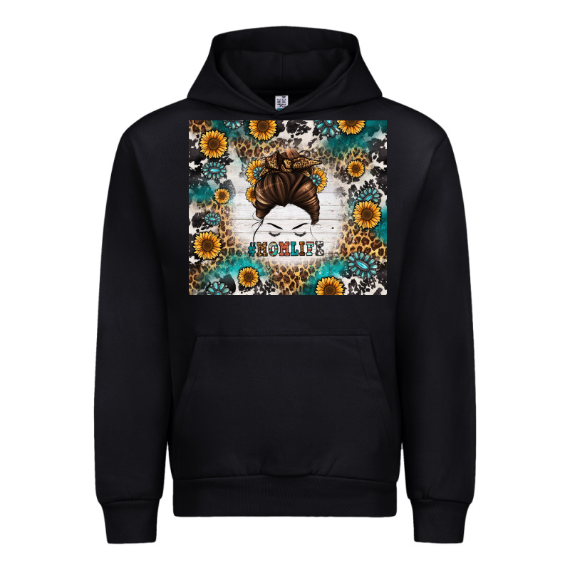 Mom Life Messy Bun Western Urban Hoodie by Jasminsmagicworld | Teevron