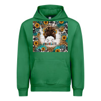 Emerald mom life messy bun western Urban Hoodie - Jasminsmagicworld