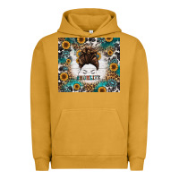 Pigment Peanut Butter mom life messy bun western Urban Hoodie - Jasminsmagicworld