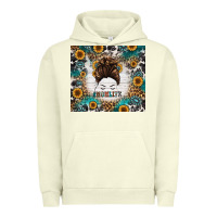 Pigment Pistachio mom life messy bun western Urban Hoodie - Jasminsmagicworld