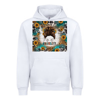 White mom life messy bun western Urban Hoodie - Jasminsmagicworld
