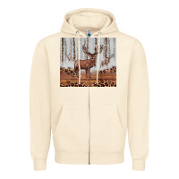 Sandshell reinder Zipper Hoodie - JahusDesignShop