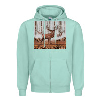 Seafoam reinder Zipper Hoodie - JahusDesignShop