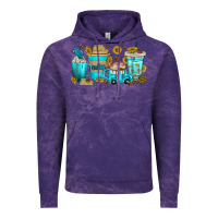 Cloud Purple truck coffee cups Vintage Hoodie - texasbilliewilder