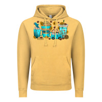 Vintage Mustard truck coffee cups Vintage Hoodie - texasbilliewilder