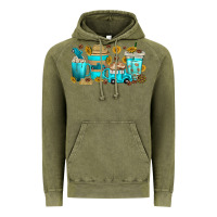 Vintage Olive truck coffee cups Vintage Hoodie - texasbilliewilder