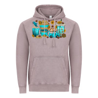 Vintage Zinc truck coffee cups Vintage Hoodie - texasbilliewilder