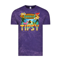 Cloud Purple tanned and tipsy Vintage Tee - texasbilliewilder