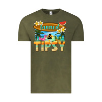 Vintage Olive tanned and tipsy Vintage Tee - texasbilliewilder