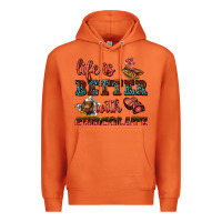 Carrot life is better with chocolate Premium Hoodie - AdoDesignShop