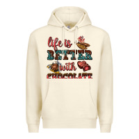 Sandshell life is better with chocolate Premium Hoodie - AdoDesignShop