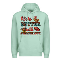 Seafoam life is better with chocolate Premium Hoodie - AdoDesignShop
