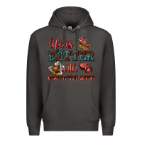 Smoke life is better with chocolate Premium Hoodie - AdoDesignShop