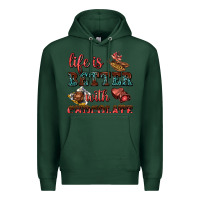 Sports Green life is better with chocolate Premium Hoodie - AdoDesignShop