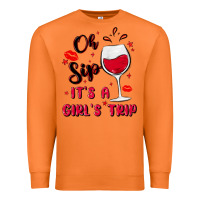 Carrot oh sip it's a girl's trip Premium Sweatshirt - MaliasSmallBusiness
