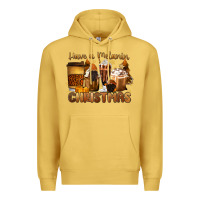 Antique Gold have a melanin christmas coffee cups Premium Hoodie - MaliasSmallBusiness