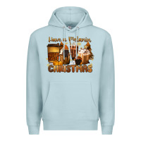 Blue Mist have a melanin christmas coffee cups Premium Hoodie - MaliasSmallBusiness