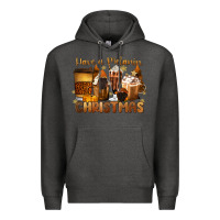 Charcoal Heather have a melanin christmas coffee cups Premium Hoodie - MaliasSmallBusiness