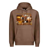 Chestnut have a melanin christmas coffee cups Premium Hoodie - MaliasSmallBusiness